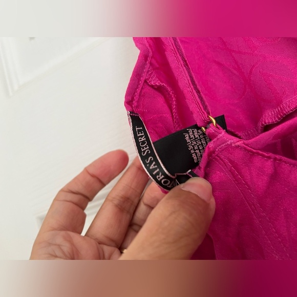 Victoria Secret Long Pink Dress Night Gown NWOT - Picture 7 of 16